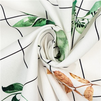 Скатерть «Этель» Flora 149×110 см, 100% хлопок, саржа 190 г/м²