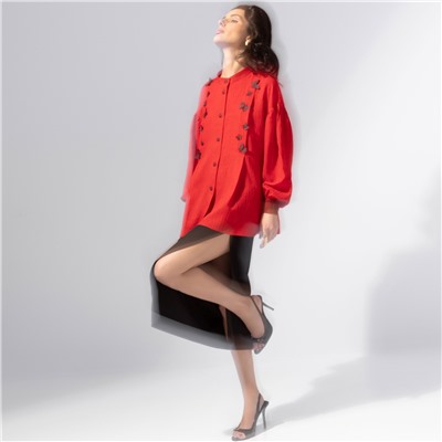 Рубашка нарядная, Нежный шум (красная)