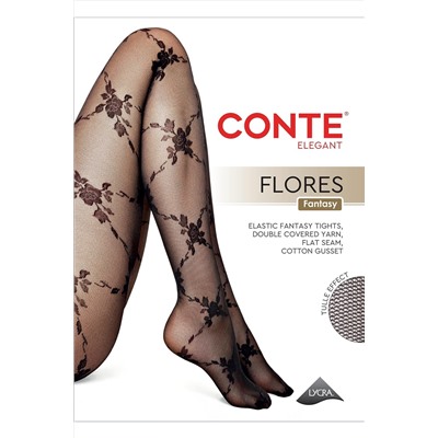 CONTE FLORES Колготки женские CONTE ELEGANT, 1234621
