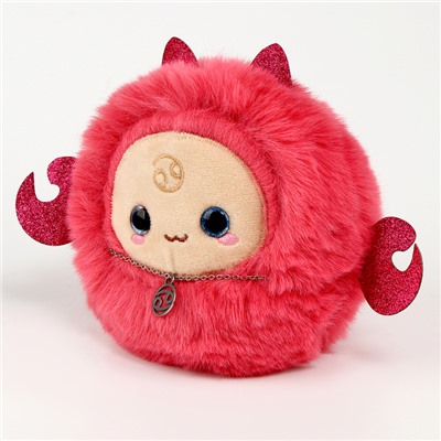 Мягкая игрушка — Зодиак «Создай своё украшение. Рак», с кулоном