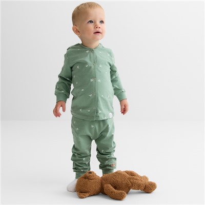 Штанишки детские MINAKU, рост 62-68 см, оливковые