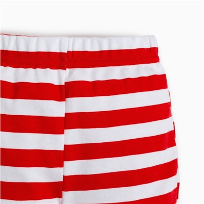 Костюм детский (джемпер и брюки) «Крошка Я. Мой первый НГ», рост 62-68 см, красный, белый