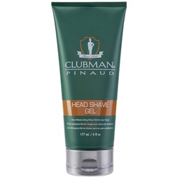 CLUBMAN Head Shave Gel Увлажняющий гель для бритья (прозрачный) 177 мл