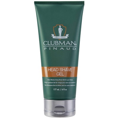 CLUBMAN Head Shave Gel Увлажняющий гель для бритья (прозрачный) 177 мл