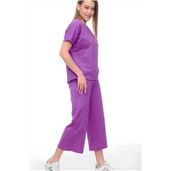 Костюм с кюлотами, футер двухнитка, Арт. 1050