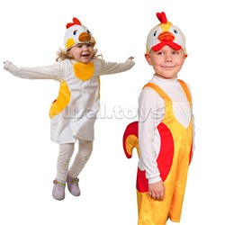 Изделие швейное "Набор карнавальный "Петушок" плюш (6-9 лет, рост 122-134 см)