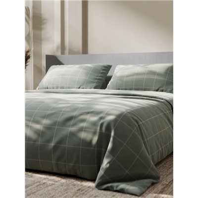 Постельное бельё 2-спальное «Этель. Клетка», бязь