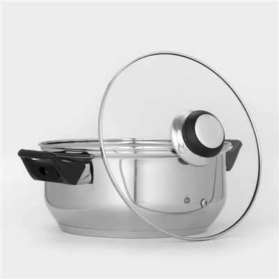 Кастрюля Astell, 2.8 л, d=20 см, капсульное дно, нержавеющая сталь