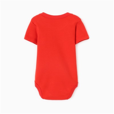 Боди детское Bloom Baby, рост 68 см, красное