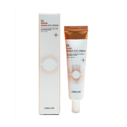 LEBELAGE - КРЕМ ДЛЯ КОЖИ ВОКРУГ ГЛАЗ С МУЦИНОМ УЛИТКИ DR.SNAIL DERMA EYE CREAM, 40 ML