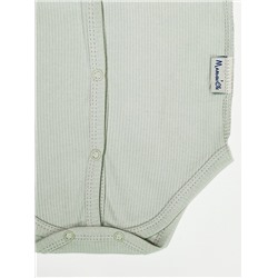 159/523 Боди кор/рук.однотон (интерлок)