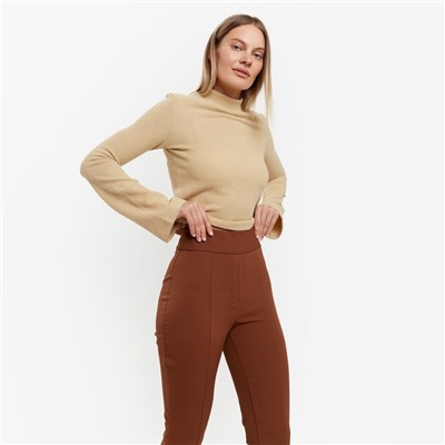 Брюки женские Mark Formelle, цвет шоколадный, размер 48