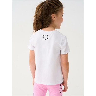 Фуфайка трикотажная для девочек (футболка)