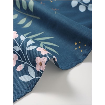 Скатерть Доляна Twilight forest 146×250 см, 100% хлопок, рогожка 164 г/м²