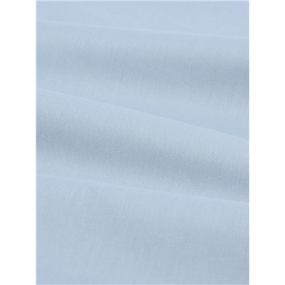 Простыня на резинке 2-спальная «Этель», 180×200+25 см, голубая, сатин