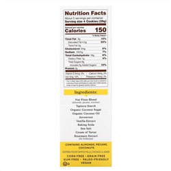 Simple Mills, От природы не содержит глютена, хрустящее обжаренное печенье с пеканом, 156 г