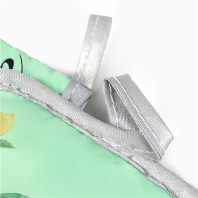 Кухонный набор Доляна Lemon, прихватка 17×17 см, рукавица 26×16 см,100% п/э