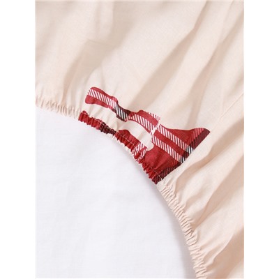 Простыня на резинке 1.5-спальная «Этель» Scottish deer, 160×200+25 см, поплин