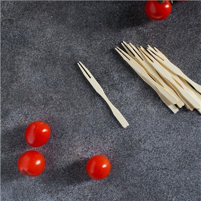 Шпажки для канапе Доляна, бамбук, 100 шт, 8,5 см