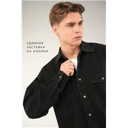 Мужская джинсовая рубашка Happyfox