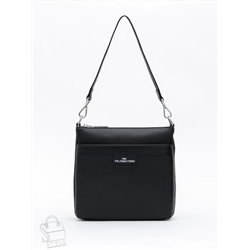 Сумка женская кожаная 2378Y black Polina&Eiterou