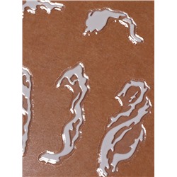 Наклейки для ногтей «Вуаль», белые