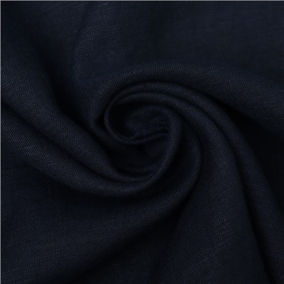 Шторы для кухни с завязками «Этель» Linen collection, 145×180 см - 2 шт., 100% лён, 170 г/м²