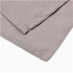 Фартук «Этель» ECO, тёмно-серый, 60×70 см, 70% хлопок, 30% лён, 190 г/м²