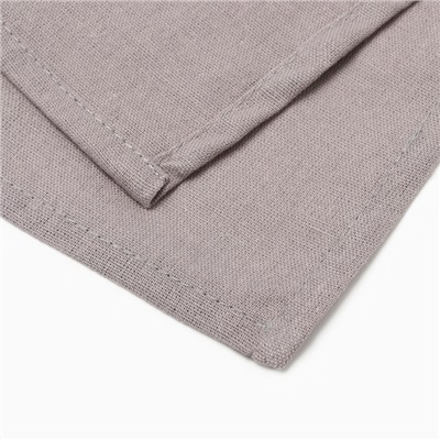 Фартук «Этель» ECO, тёмно-серый, 60×70 см, 70% хлопок, 30% лён, 190 г/м²