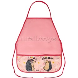 Фартук с 1 карманом "Музыкальные ёжики"