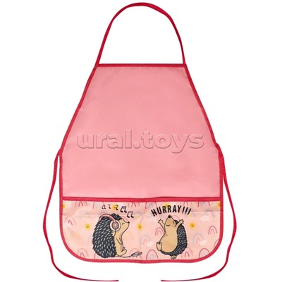 Фартук с 1 карманом "Музыкальные ёжики"