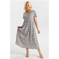 Платье штапель  5994/41/Серый