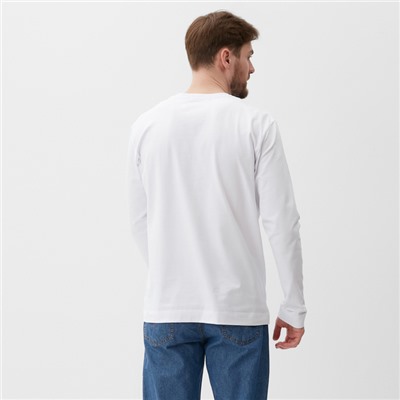 Лонгслив мужской MIST Men's casual размер 56, белый