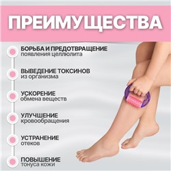 Массажёр универсальный, 11.5×10×3 см, цвет МИКС