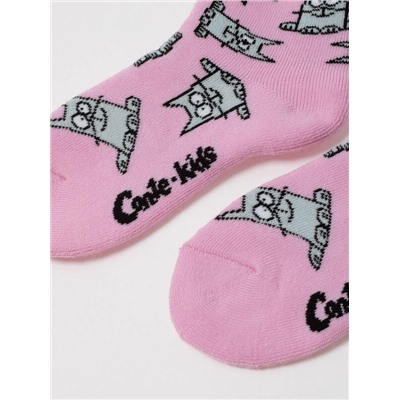 Носки детские CONTE-KIDS Носки детские махровые SOF-TIKI &quot;Cats&quot;