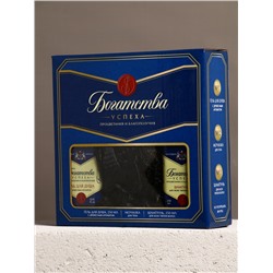 Подарочный набор «Богатства»: гель для душа, шампунь для волос, мочалка для тела, Чистое счастье