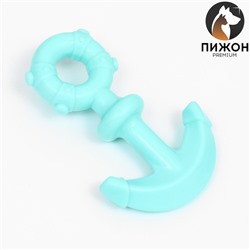 Игрушка для собак Пижон Premium «Якорь», 10×1.3 см, мятная