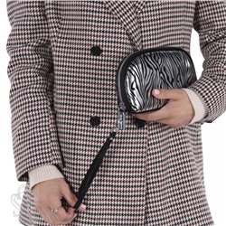 Косметичка 7100-3 black silver Velina Fabbiano-Safenta в Новосибирске