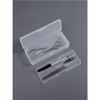 Органайзер для хранения, с вложением, 19×7.5 см, прозрачный