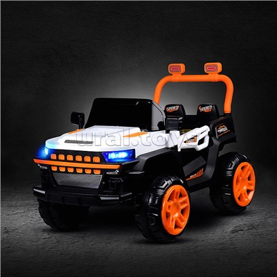 Электромобиль детский "Внедорожник" (цвет белый)