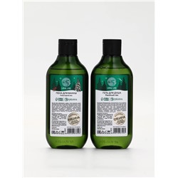 Подарочный набор новогодний: гель для душа, пена для ванны и мочалка, URAL LAB