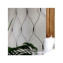 Гирлянда «Сеть» 1.6×1.6 м, IP20, тёмная нить, 144 LED, 8 режимов, 220 В, свечение синее