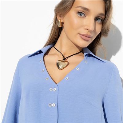 Блуза, Сбежим из офиса (chic sky)