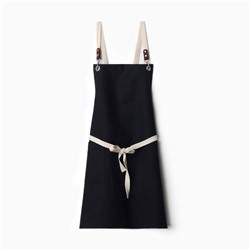 Фартук «Этель» Minimalist design, 60×70 см, dark color, лён 54%, хлопок 46%, 500 г/м²