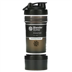 Blender Bottle, ProStak, черный, 650 мл (22 унции)