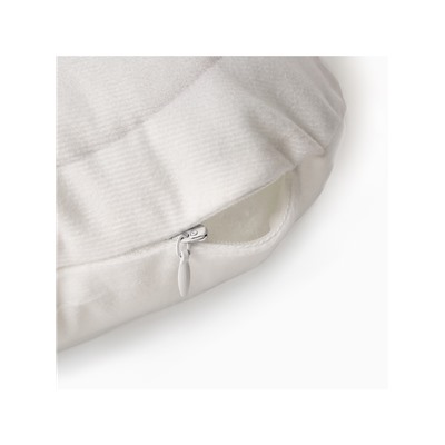 Подушка декоративная новогодняя «Этель. Снеговичок» 30×32 см, велюр