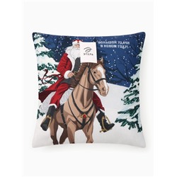 Подушка «Этель. Большой удачи», 40×40 см, велюр