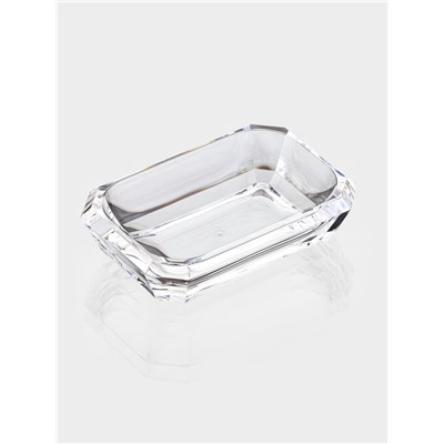 Набор для ванной "Кристалл" 4 предмета (дозатор, 2 стакана, мыльница)