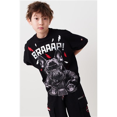 Фуфайка трикотажная для мальчиков (футболка) PLAYTODAY, 1239871