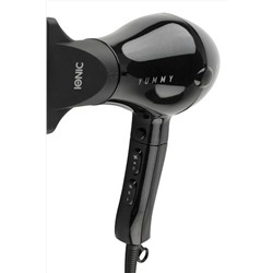 Dewal Beauty Фен для волос / Yummy Aqua HD1000-Black, 2000 Вт, черный KRISTALLER, 1108483